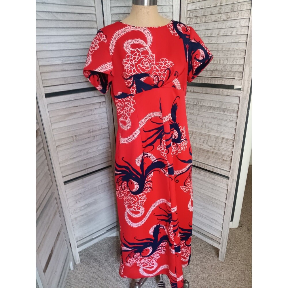Vintage 60/70s McInerny By Sydney Honolulu Maxi Dress Hawaiian Patio Dress EUC